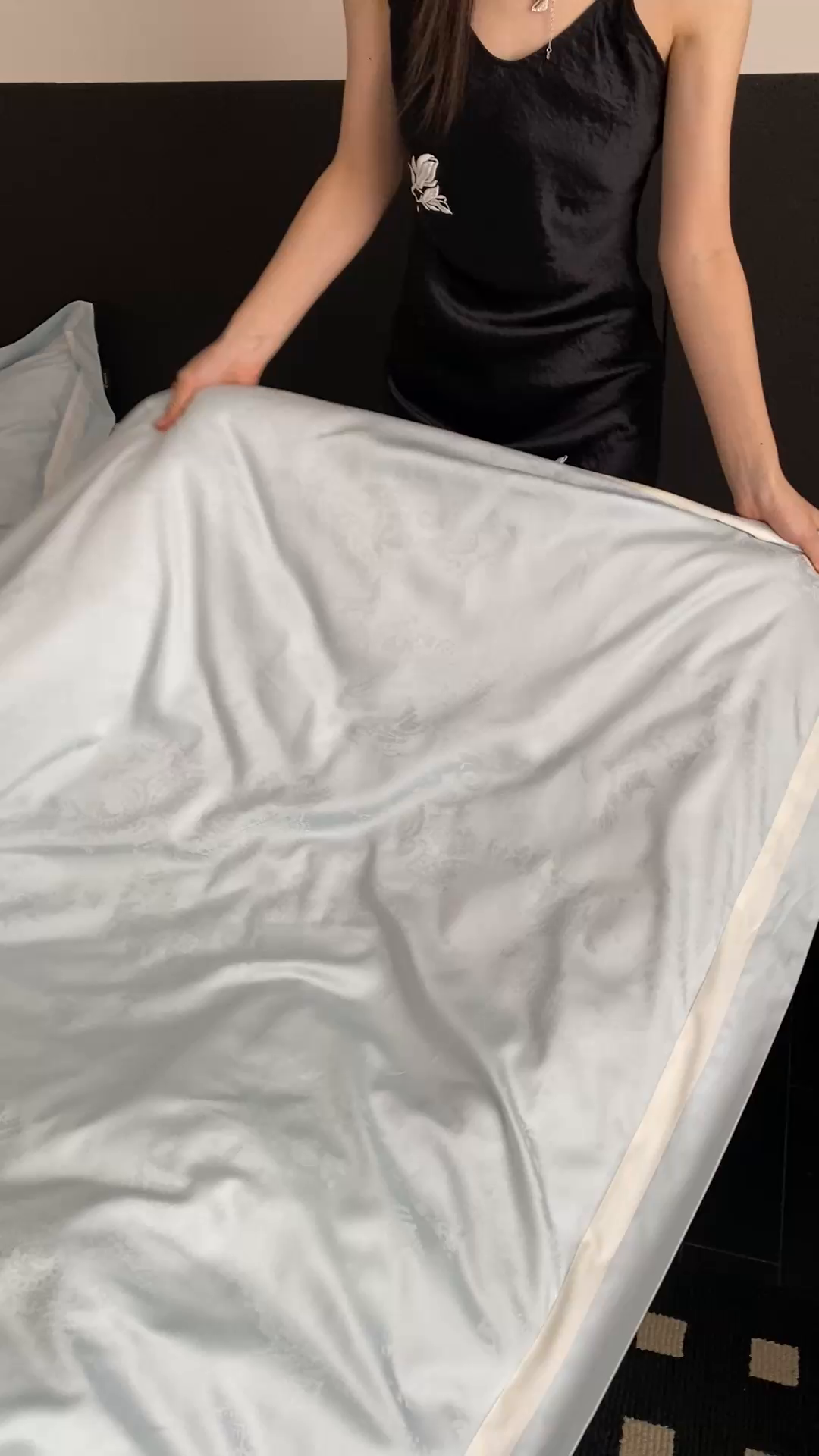 91家纺网 家纺一手货源 找家纺 （总）馨蕊2025新款天丝棉青黛四件套