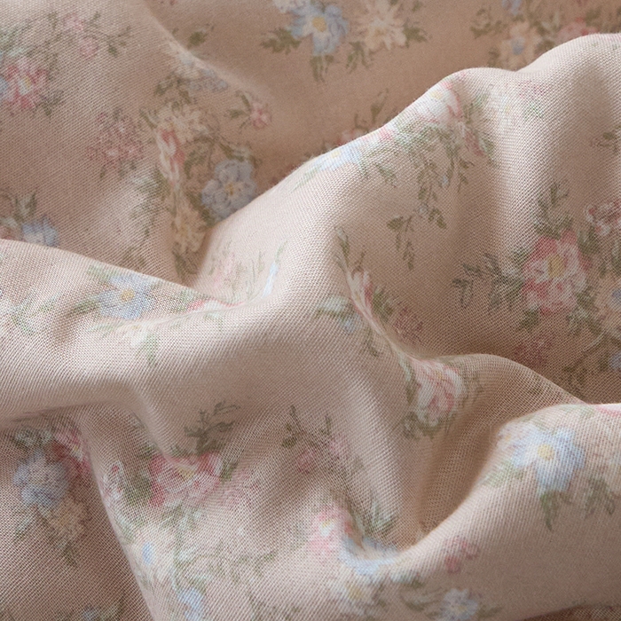 91家纺网 家纺一手货源 找家纺 安莱生活 2025新款全棉纯棉双层纱复古花边款夏被夏凉被空调被四件套 暖阳