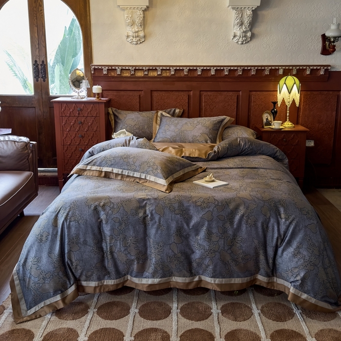 91家纺网 家纺一手货源 找家纺 （总）由丽家纺 2025新款5月数码印花四件套