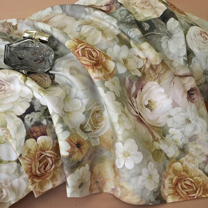 91家纺网 家纺一手货源 找家纺 典雅家纺 2025新款艾阳暖棉印花四件套 陌上花开