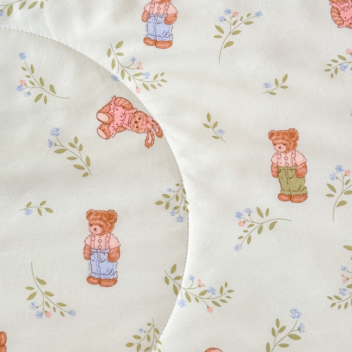 91家纺网 家纺一手货源 找家纺 仁凯家纺 2025新款A类针织棉双层纱100%新疆棉花花边夏凉被四件套（包检测）（提供买家秀） 绅士熊