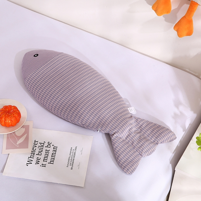 91家纺网 家纺一手货源 找家纺 贤内助家纺 2025新款年年有鱼天然荞麦枕 年年有鱼—灰 宽25cmx长55cm（总长68cm）x高8-10cm/只