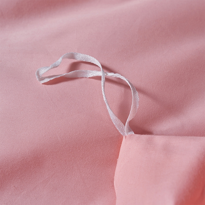 91家纺网 家纺一手货源 找家纺 洽想家 2025新款全棉刺绣粉玉色婚庆四件套多件套（控价销售最低不低于288元） 永结同心-玉粉