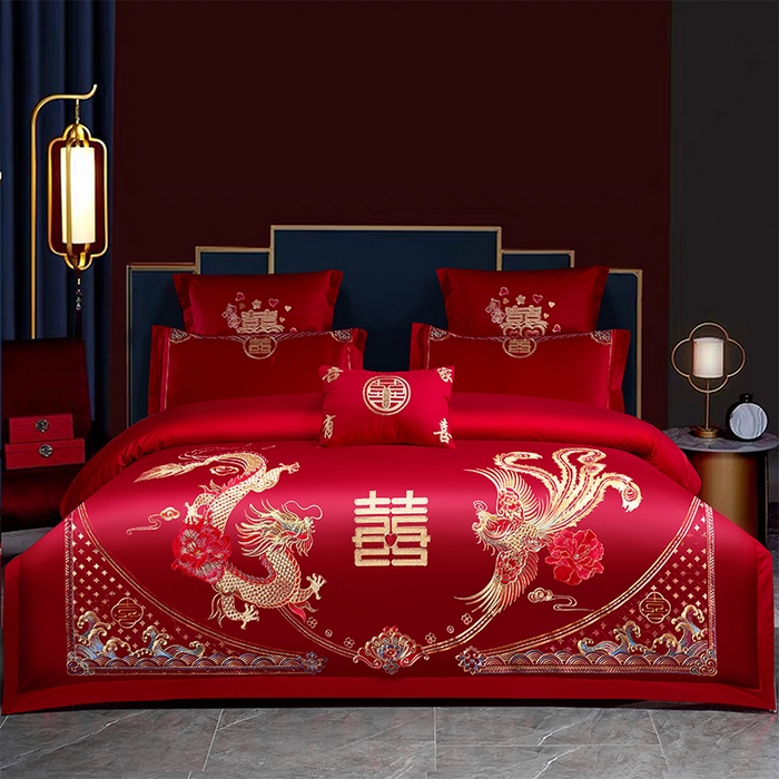 91家纺网 家纺一手货源 找家纺 （总）洽想家 2025新款磨毛婚庆四件套多件套