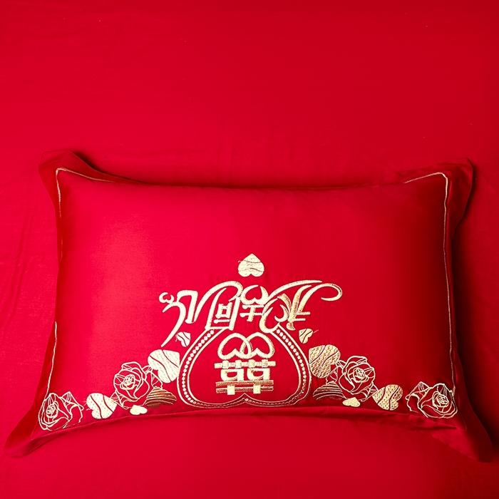 91家纺网 家纺一手货源 找家纺 洽想家 2025新款磨毛婚庆四件套多件套 永结同心