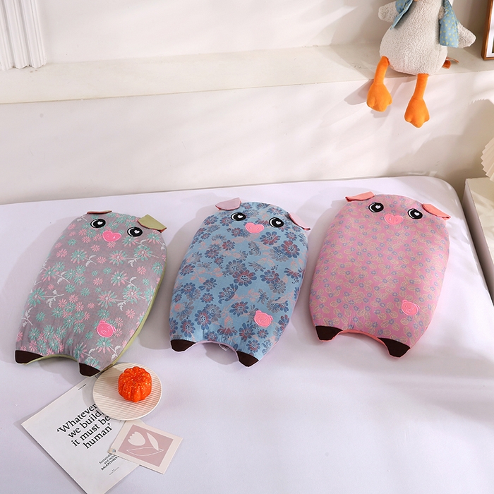 91家纺网 家纺一手货源 找家纺 贤内助家纺 2025新款全棉纯棉猪猪侠荞麦枕枕头枕芯保健枕护肩枕 组合图仅供参考 宽28x长53x高8-10/只