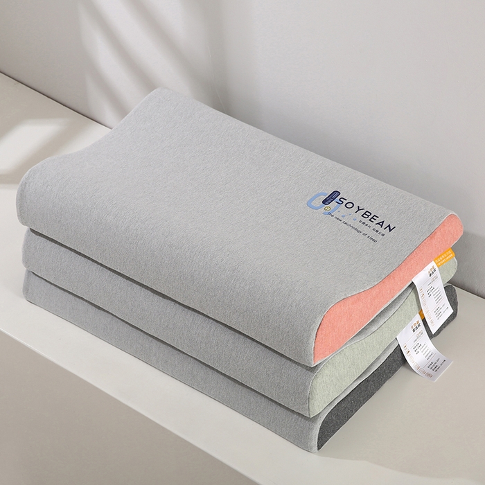 91家纺网 家纺一手货源 找家纺 （总）贤内助家纺 2025新款针织生物基波浪枕低枕枕芯枕头保健枕护肩枕