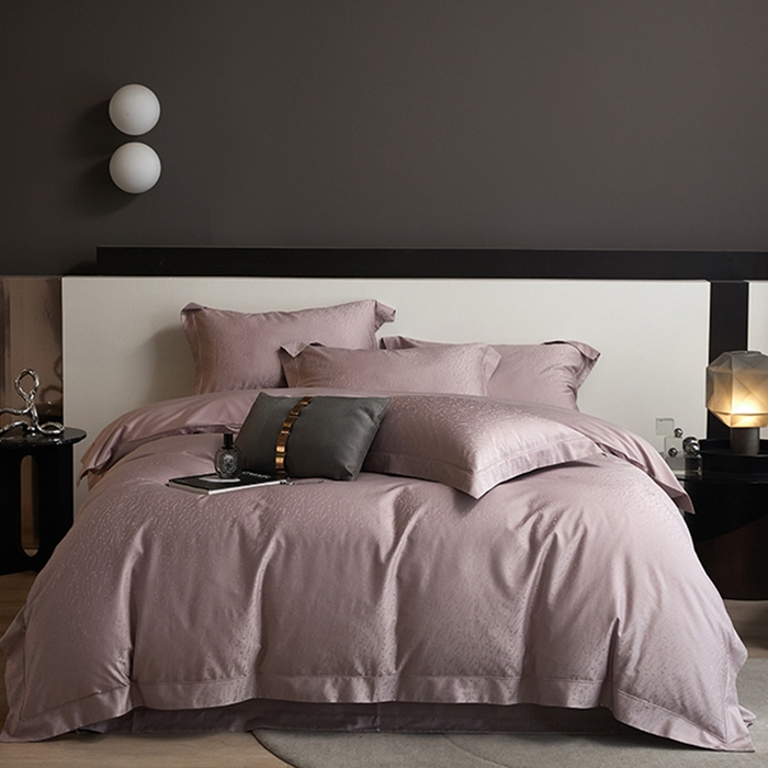 91家纺网 家纺一手货源 找家纺 （总）洽想家 2025新款长绒棉贡缎提花手工立体埋绳工艺四件套礼盒包装系列二