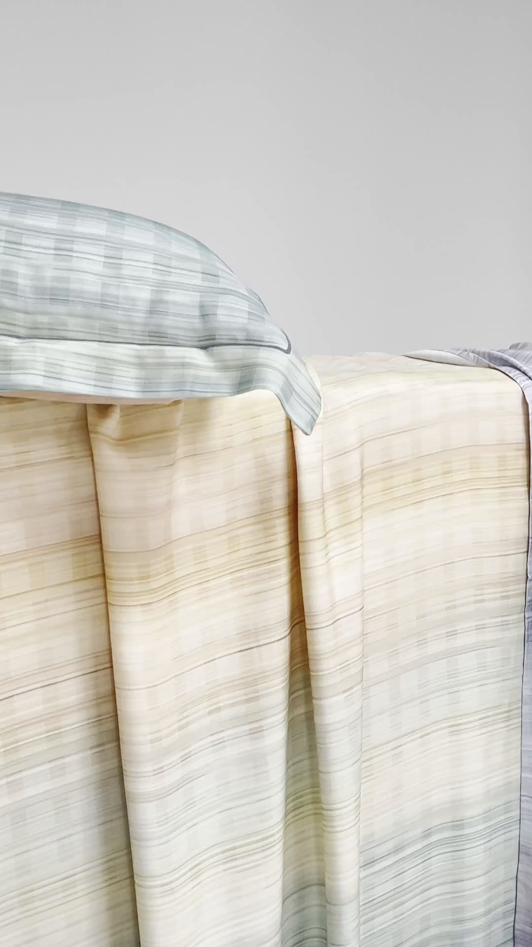 91家纺网 家纺一手货源 找家纺 洽想家 2025新款100%纯竹纤维凉席竹席冰丝席三件套空调席凉感席竹纤维软席子三件套 光之恋 绿