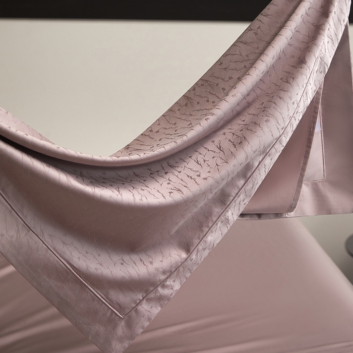 91家纺网 家纺一手货源 找家纺 （总）洽想家 2025新款长绒棉贡缎提花手工立体埋绳工艺四件套礼盒包装系列二