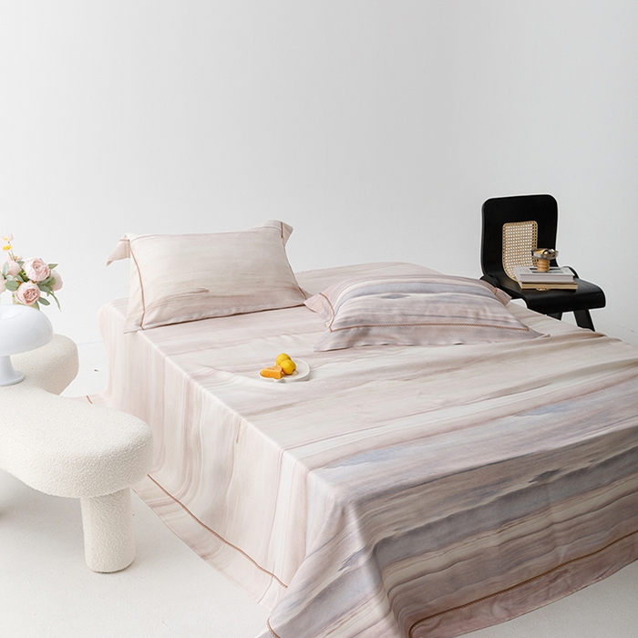 91家纺网 家纺一手货源 找家纺 洽想家 2025新款100%纯竹纤维凉席竹席冰丝席三件套空调席凉感席竹纤维软席子三件套 大理 咖