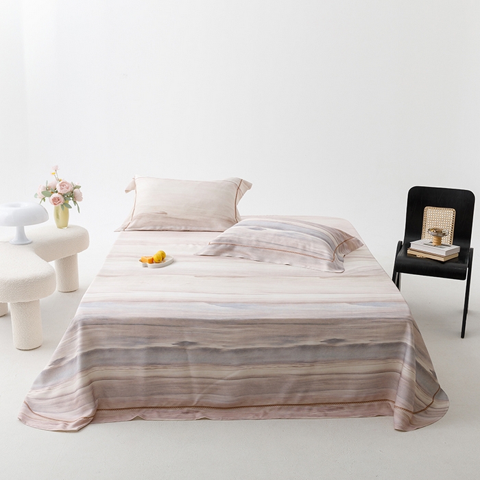 91家纺网 家纺一手货源 找家纺 洽想家 2025新款100%纯竹纤维凉席竹席冰丝席三件套空调席凉感席竹纤维软席子三件套 大理 咖