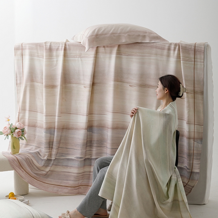 91家纺网 家纺一手货源 找家纺 洽想家 2025新款100%纯竹纤维凉席竹席冰丝席三件套空调席凉感席竹纤维软席子三件套 大理 咖