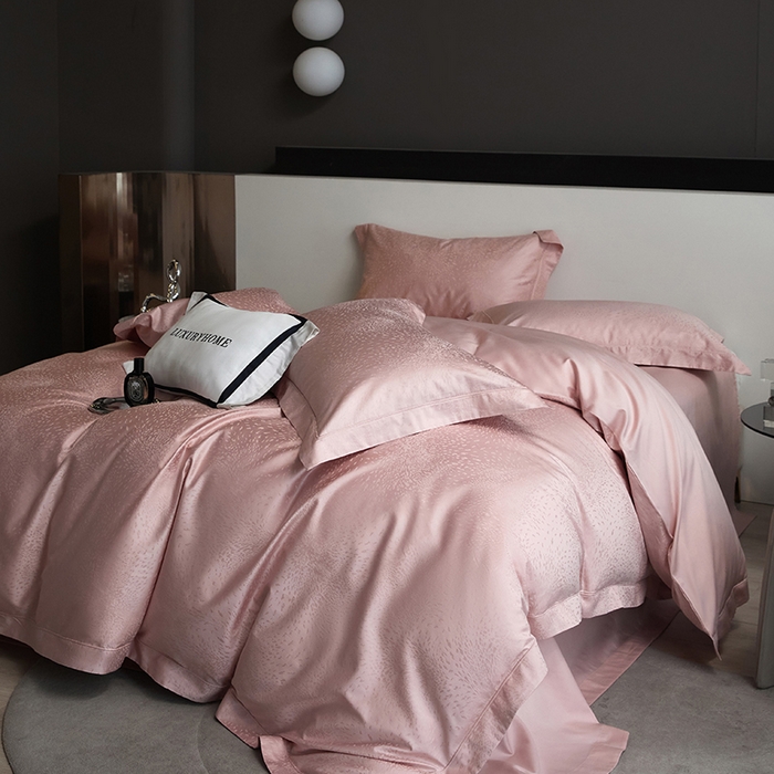 91家纺网 家纺一手货源 找家纺 （总）洽想家 2025新款长绒棉贡缎提花手工立体埋绳工艺四件套礼盒包装系列二