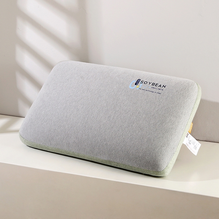 贤内助家纺 2025新款针织生物基面包枕枕芯枕头保健枕护肩枕 生物基面包枕—绿边 40x70x13cm/只