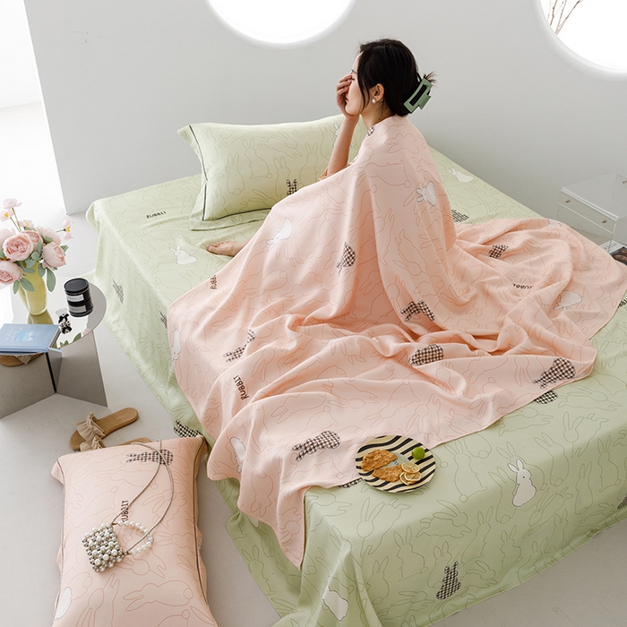 洽想家 2025新款100%纯竹纤维凉席竹席冰丝席三件套空调席凉感席竹纤维软席子三件套 宝贝免粉