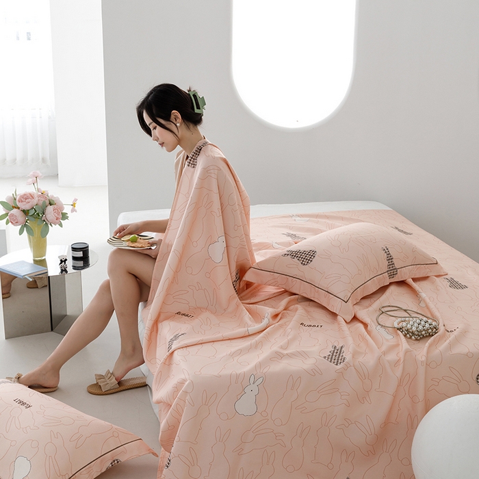 91家纺网 家纺一手货源 找家纺 洽想家 2025新款100%纯竹纤维凉席竹席冰丝席三件套空调席凉感席竹纤维软席子三件套 宝贝免粉