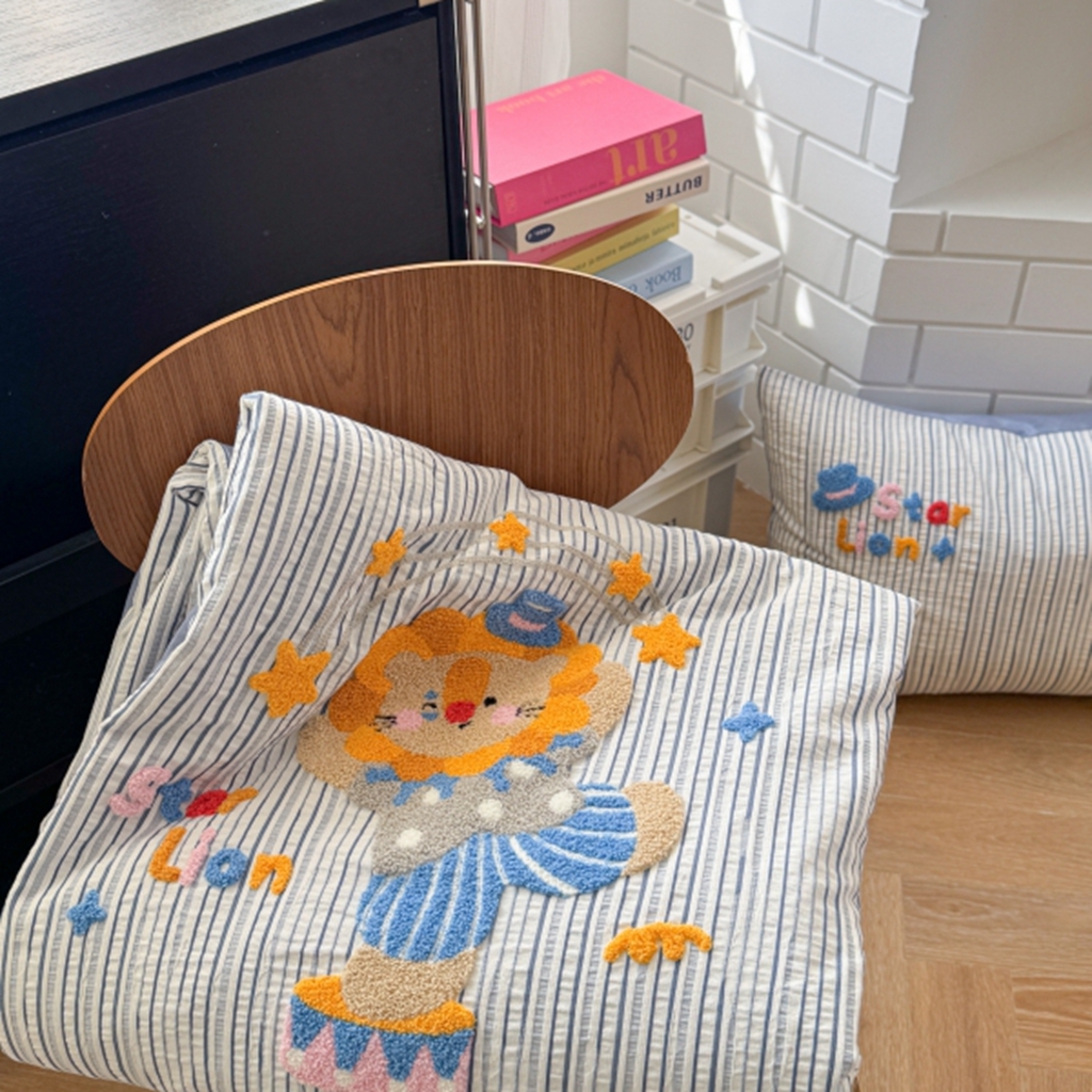 91家纺网 家纺一手货源 找家纺 （总）柚子YOUTH 2025新款水洗棉提花毛巾绣夏被四件套