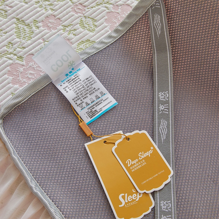 91家纺网 家纺一手货源 找家纺 （总）罗艺轩 2025新款床裙款透气凉感豆豆软凉席席子