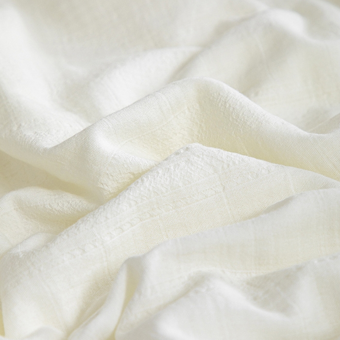 91家纺网 家纺一手货源 找家纺 （总）良品汇馆 2025新款日式无印全棉A类双层纱大豆夏被良品全棉空调被夏凉被子纯色提花