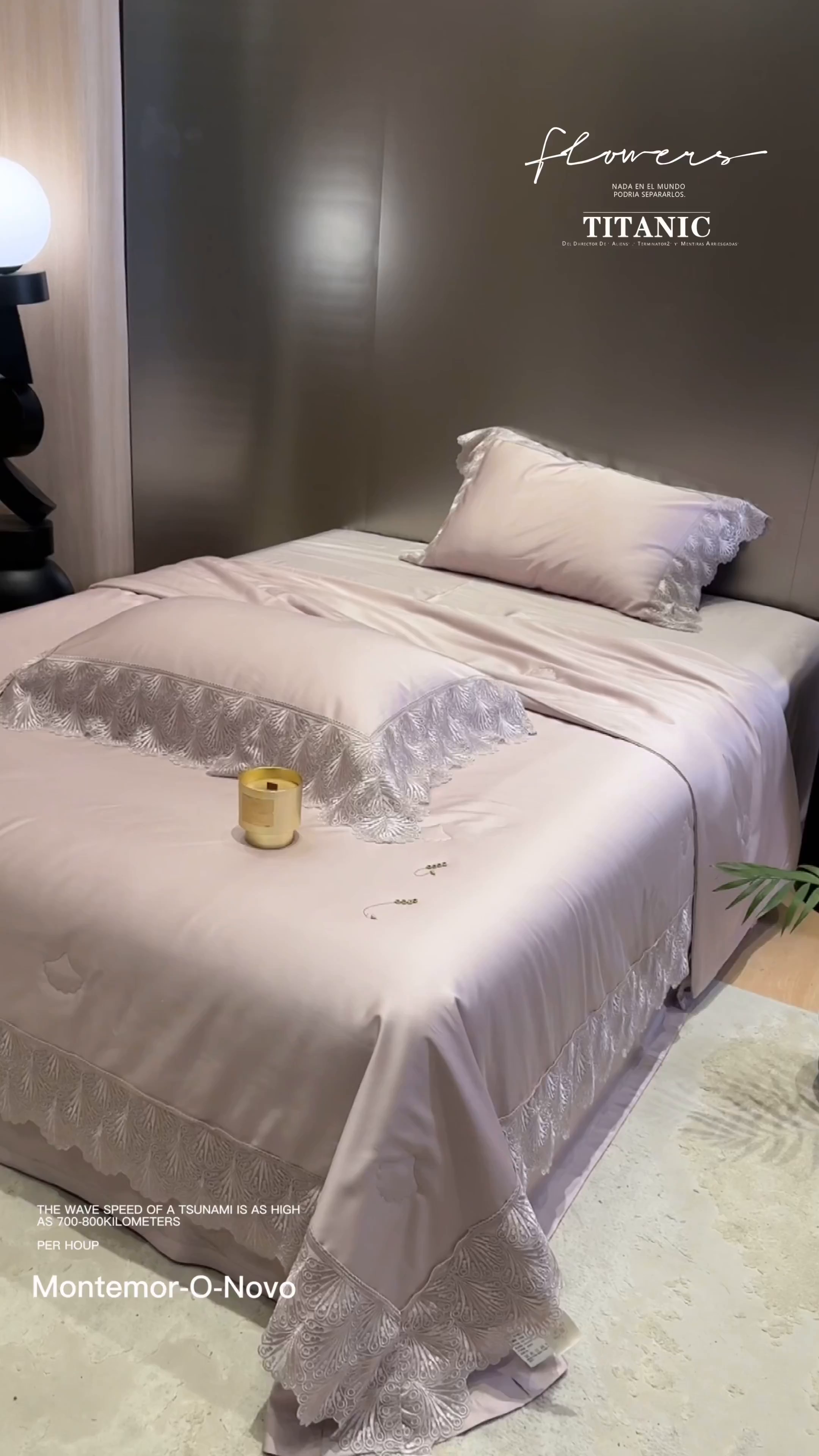 91家纺网 家纺一手货源 找家纺 洽想家 2025春夏新款100S天丝棉蕾丝夏被四件套--沐颜 沐颜 紫色