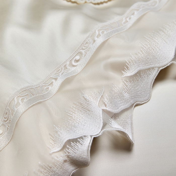 91家纺网 家纺一手货源 找家纺 洽想家 2025新品80支兰精天丝大豆纤维夏被四件套-山峦迭 山峦迭-金