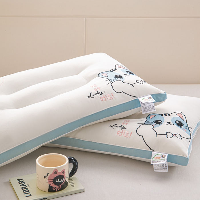 91家纺网 家纺一手货源 找家纺 （总）十仟家纺 2025新款猫猫枕头枕芯系列