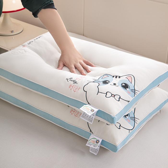 91家纺网 家纺一手货源 找家纺 （总）十仟家纺 2025新款猫猫枕头枕芯系列