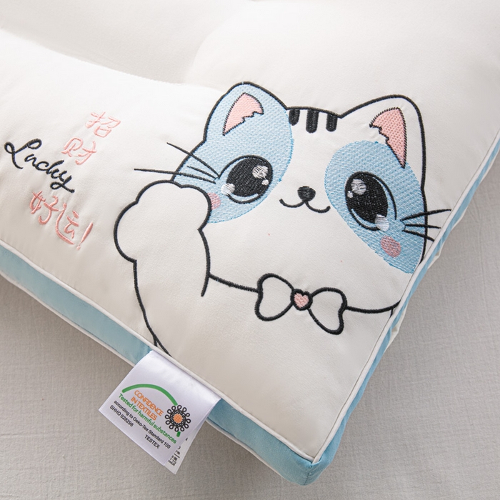 91家纺网 家纺一手货源 找家纺 （总）十仟家纺 2025新款猫猫枕头枕芯系列