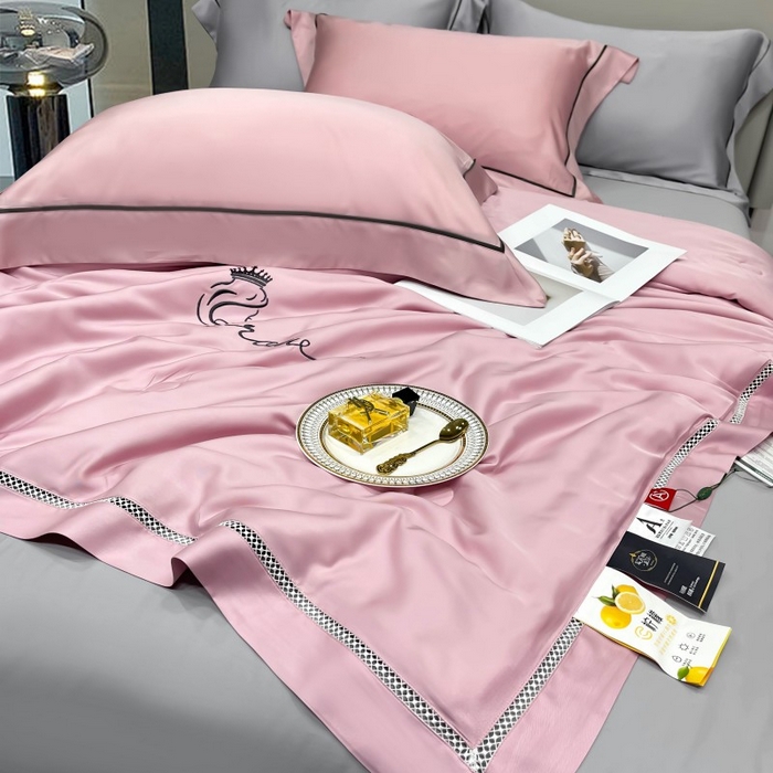 91家纺网 家纺一手货源 找家纺 （总）洽想家 2025新款柠檬莫代尔天丝夏被被子被芯