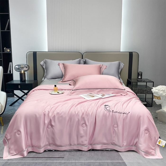 91家纺网 家纺一手货源 找家纺 （总）洽想家 2025新款柠檬莫代尔天丝夏被被子被芯