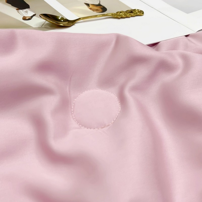 91家纺网 家纺一手货源 找家纺 洽想家 2025新款柠檬莫代尔天丝夏被被子被芯 豆沙粉