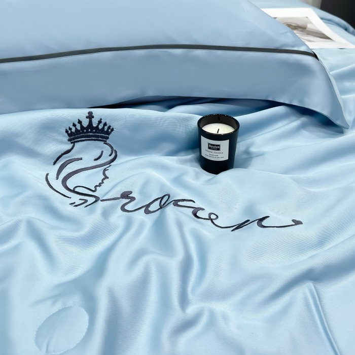 91家纺网 家纺一手货源 找家纺 洽想家 2025新款柠檬莫代尔天丝夏被被子被芯 琥珀蓝