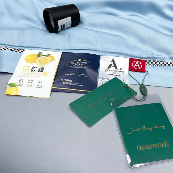 91家纺网 家纺一手货源 找家纺 洽想家 2025新款柠檬莫代尔天丝夏被被子被芯 琥珀蓝