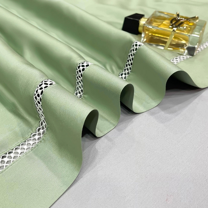 91家纺网 家纺一手货源 找家纺 洽想家 2025新款柠檬莫代尔天丝夏被被子被芯 灰草绿