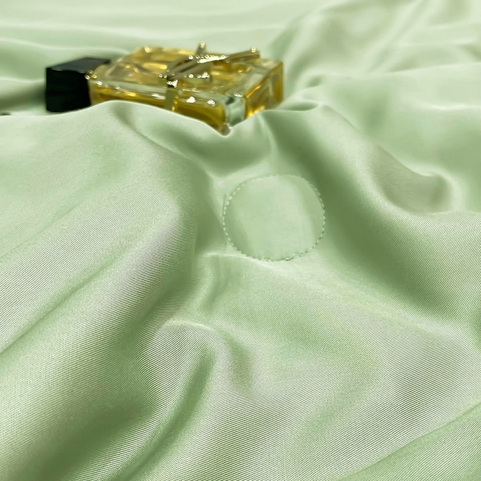 91家纺网 家纺一手货源 找家纺 洽想家 2025新款柠檬莫代尔天丝夏被被子被芯 灰草绿