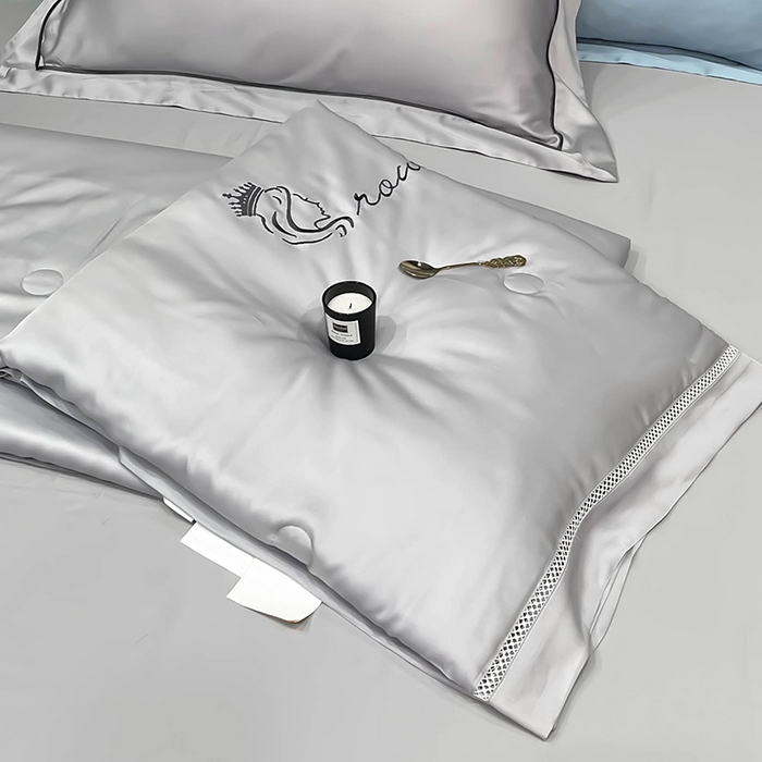 91家纺网 家纺一手货源 找家纺 洽想家 2025新款柠檬莫代尔天丝夏被被子被芯 咖色