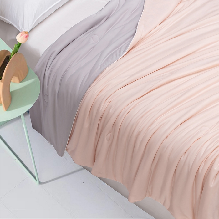 91家纺网 家纺一手货源 找家纺 （总）洽想家 2025新款A类抗菌凉感冰激凌夏被被子被芯