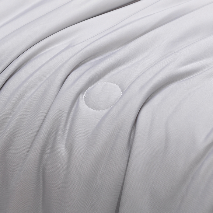 91家纺网 家纺一手货源 找家纺 洽想家 2025新款A类抗菌凉感冰激凌夏被被子被芯 天空灰