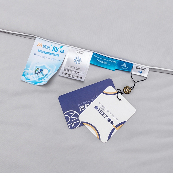 91家纺网 家纺一手货源 找家纺 洽想家 2025新款A类抗菌凉感冰激凌夏被被子被芯 天空灰