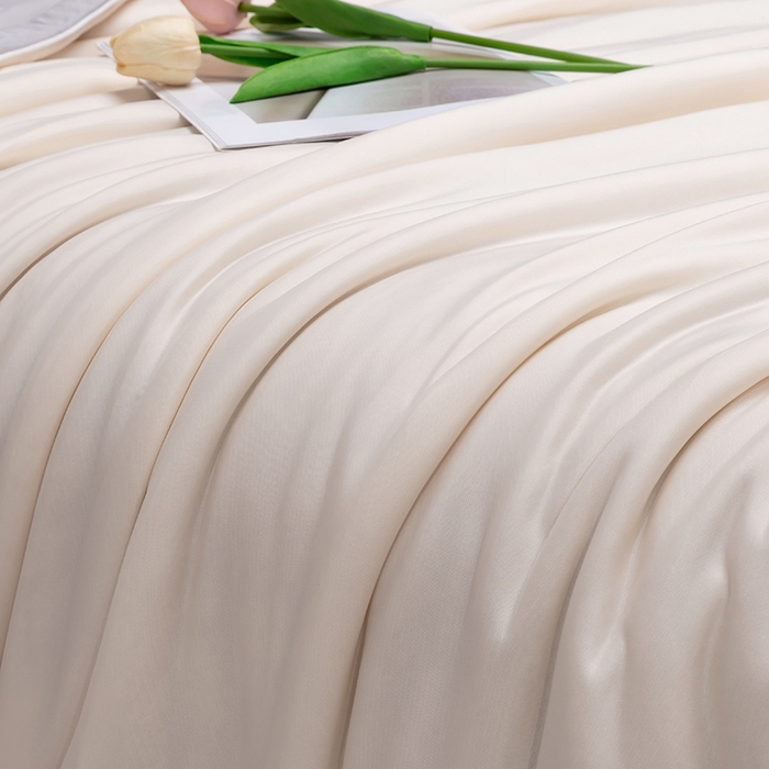 91家纺网 家纺一手货源 找家纺 洽想家 2025新款A类抗菌凉感冰激凌夏被被子被芯 心粉