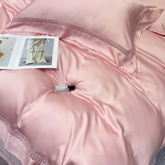 91家纺网 家纺一手货源 找家纺 （总）洽想家 2025新款80支天丝镂空瑾系列四件套