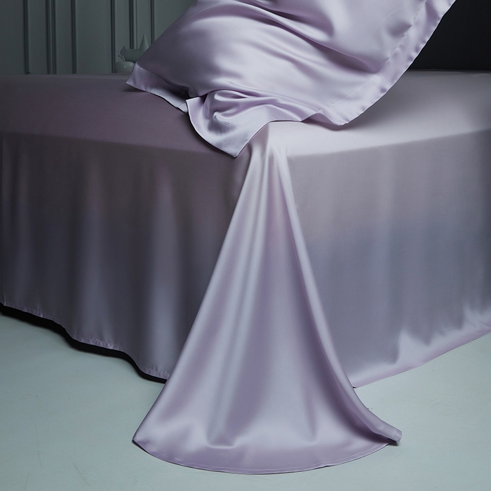 91家纺网 家纺一手货源 找家纺 （总）洽想家 2025新款莱赛尔兰精80支天丝纯色系列四件套