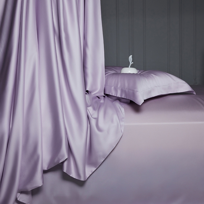 91家纺网 家纺一手货源 找家纺 （总）洽想家 2025新款莱赛尔兰精80支天丝纯色系列四件套