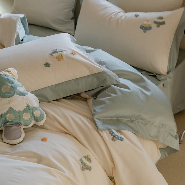 91家纺网 家纺一手货源 找家纺 （总）FORTWO家纺2022新款100高支高密长绒棉毛巾绣四件套