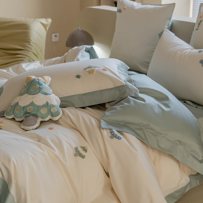 91家纺网 家纺一手货源 找家纺 （总）FORTWO家纺2022新款100高支高密长绒棉毛巾绣四件套