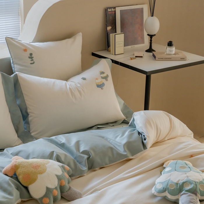 91家纺网 家纺一手货源 找家纺 （总）FORTWO家纺2022新款100高支高密长绒棉毛巾绣四件套