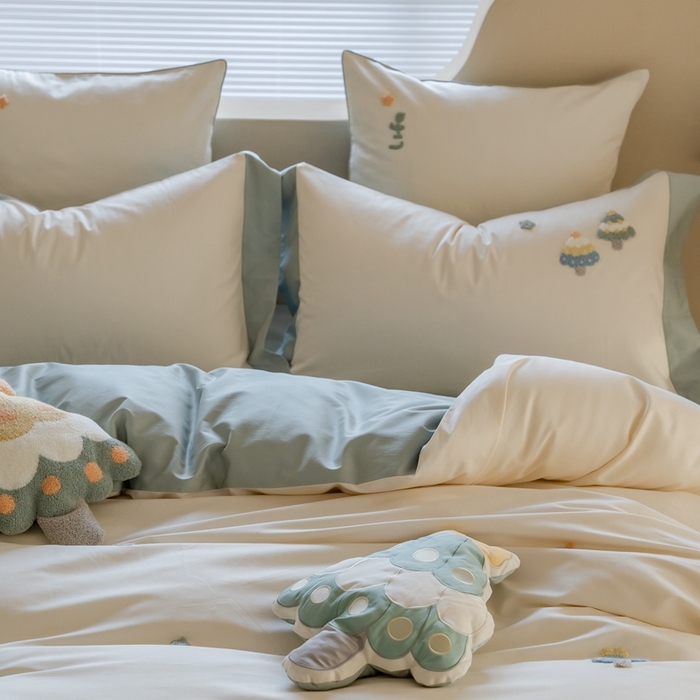 91家纺网 家纺一手货源 找家纺 （总）FORTWO家纺2022新款100高支高密长绒棉毛巾绣四件套