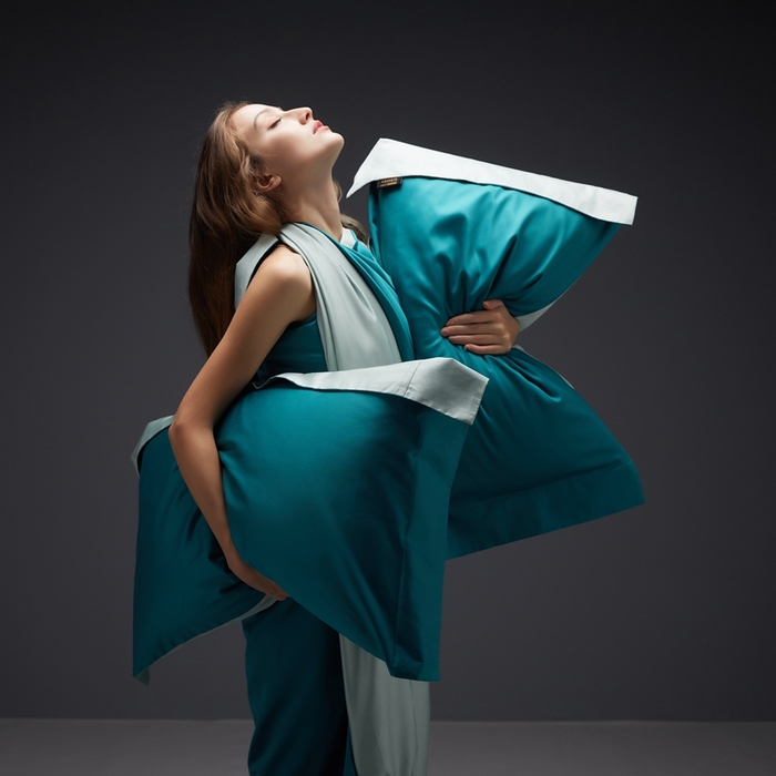 91家纺网 家纺一手货源 找家纺 洽想家 2025新款100支新疆长绒棉纯色双拼四件套 雅克绿+香草绿-