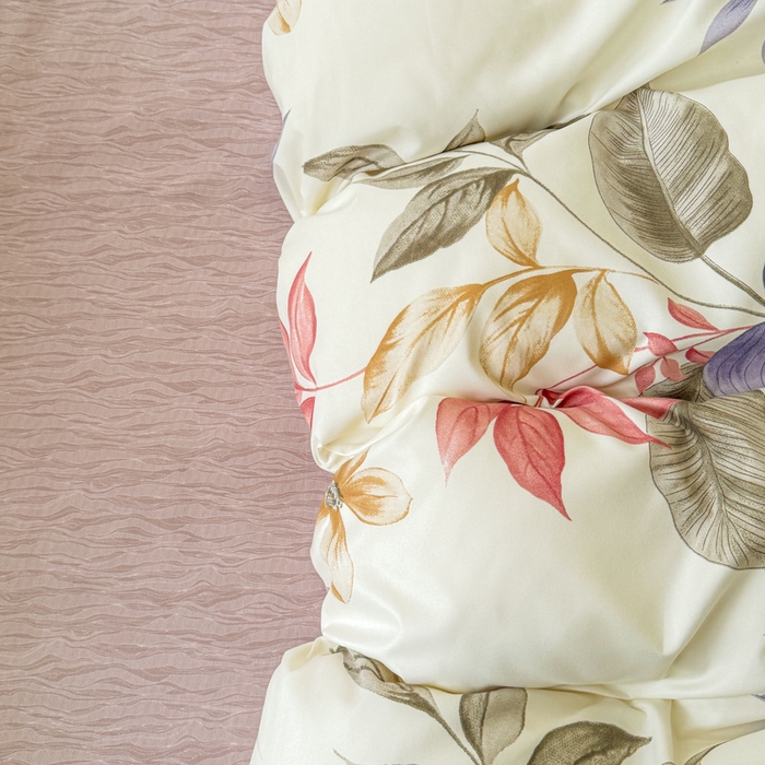 91家纺网 家纺一手货源 找家纺 佑佳家纺 2025新款铂金棉芦荟棉单被套「支持定做各种尺寸」 安娜花园